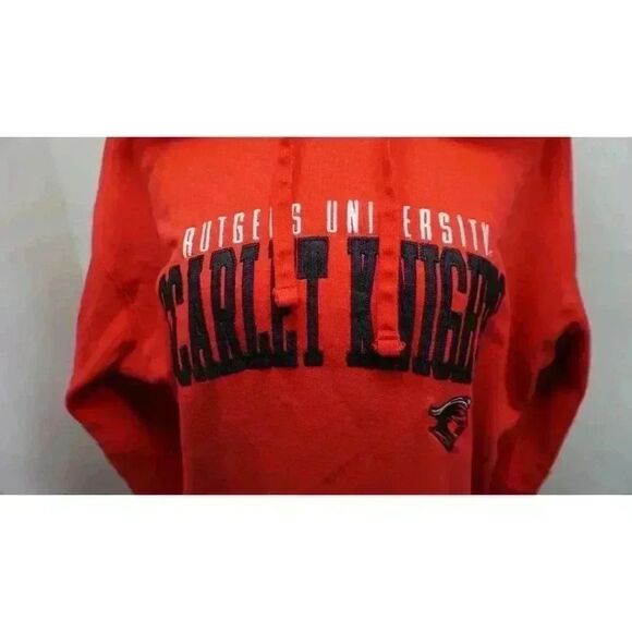 Champion Rutgers University Scarlet Knights Pullover Hoodie, Size XL - Picture 3 of 14